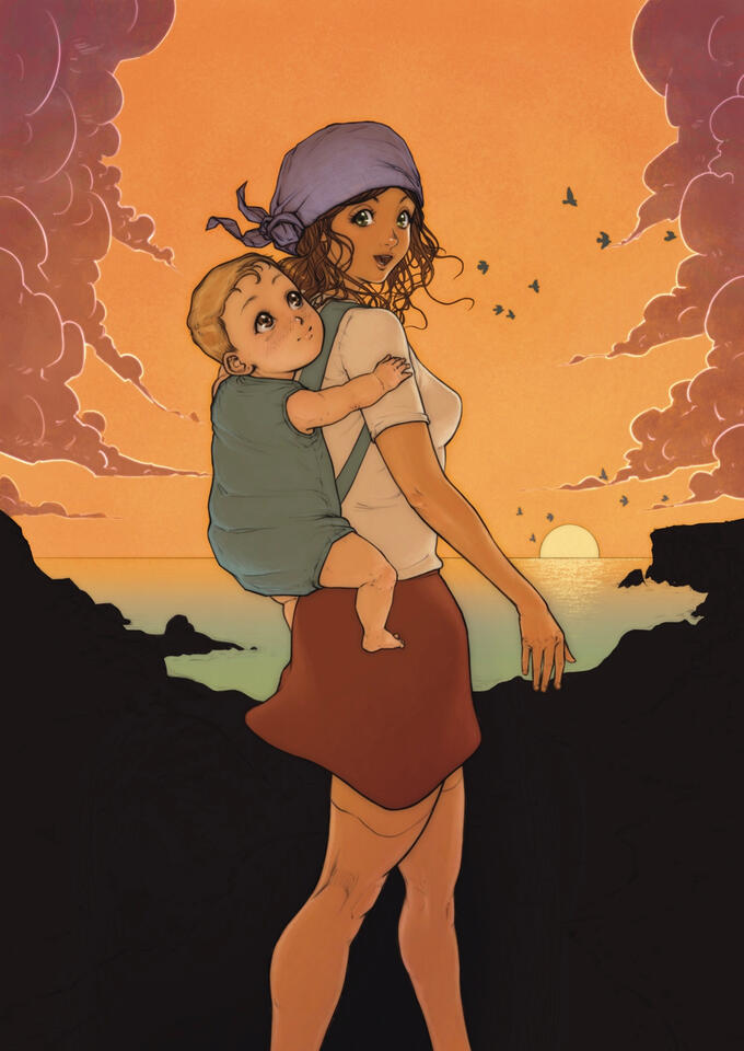 Rafa Garcia art, digital illustration, concept art.